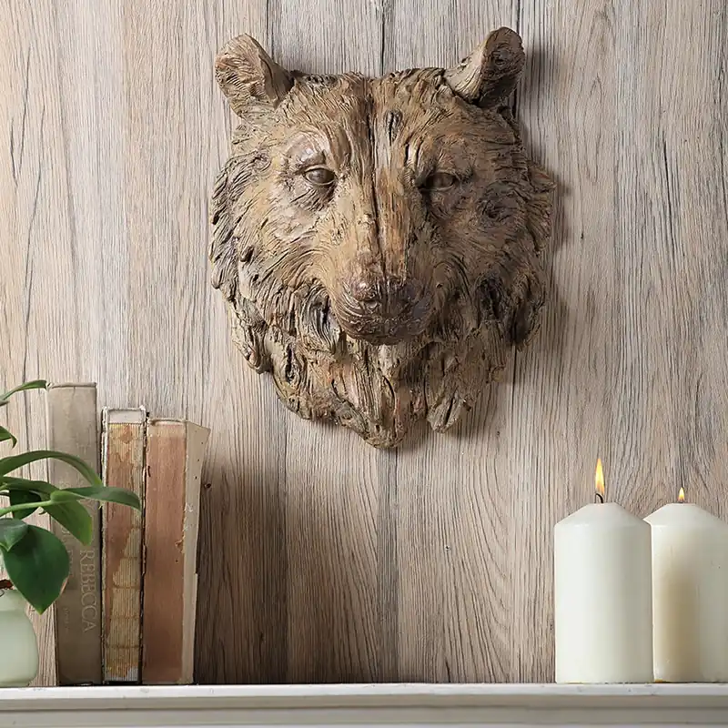 Trending Bear Head Wall Hanging By SPI Home - 13.5in Height
