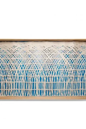Best Seller Shadow Box w/ Painted Interior & Curva Paper by Gold Leaf Design Group - Clear, Natural