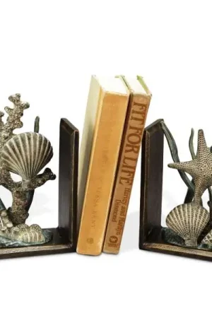 Shell Bookends By SPI Home - 8.5in Height Best Price
