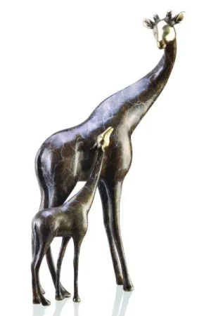 Trending Giraffe Mama and Baby By SPI Home - 11in Height