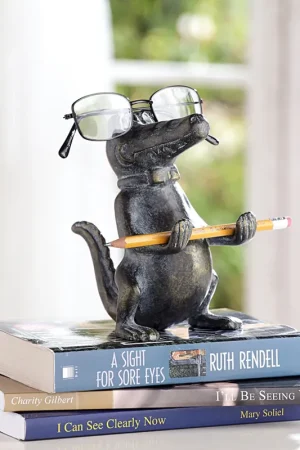 Alligator Eyeglass Stand By SPI Home - 5.5in Height Worldwide Shipping