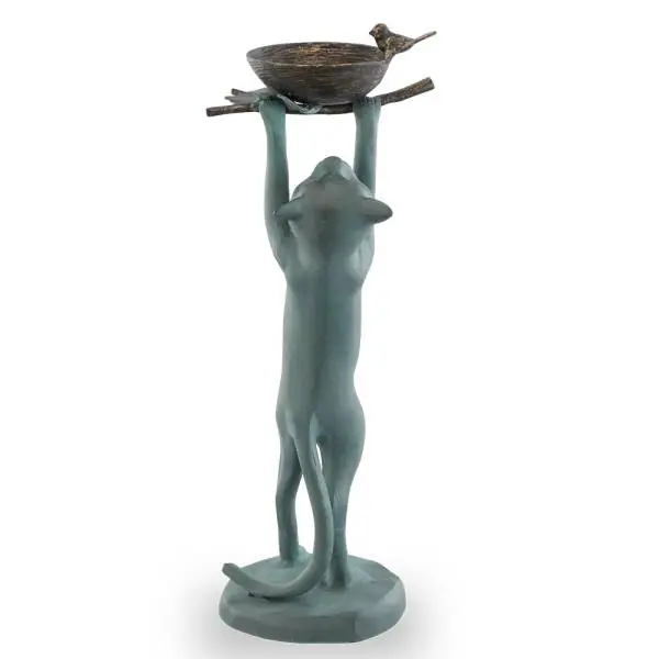 Cat Bird Feeder By SPI Home - 22.5in Height Seasonal Sale
