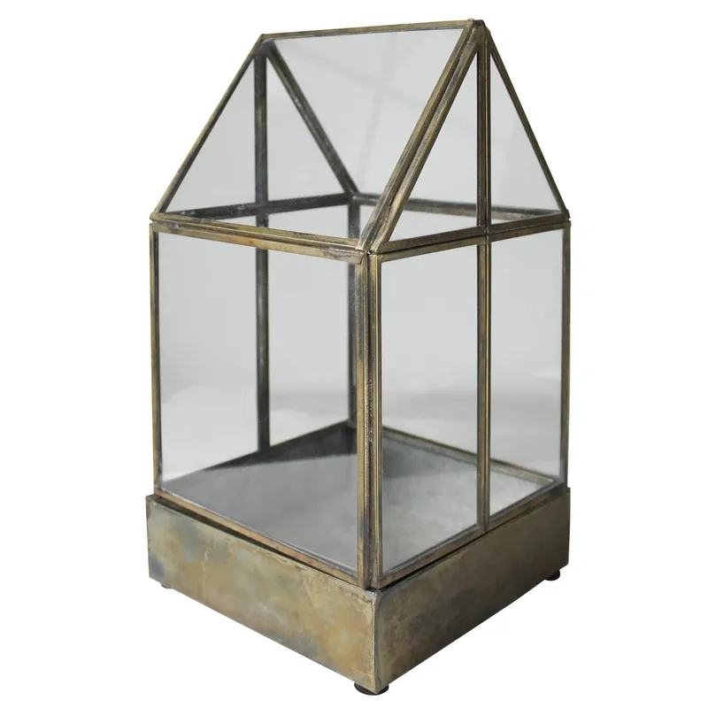 Pike Terrarium, Leaded Glass - Sm By HomArt Viral