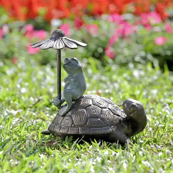 Ride Sharing Frog and Turtle Key Box By SPI Home - 12.5in Height Sale
