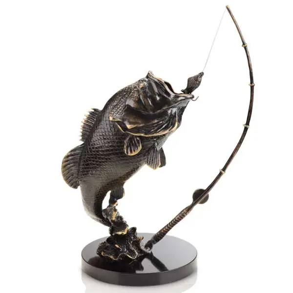 Largemouth Bass By SPI Home - 13in Height Top Rated