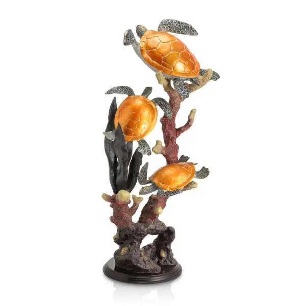 Bargain Sea Turtles & Coral Seascape By SPI Home - 51in Height