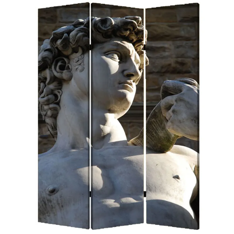 Multi Color Wood Canvas Rome Screen By Homeroots Direct From Factory