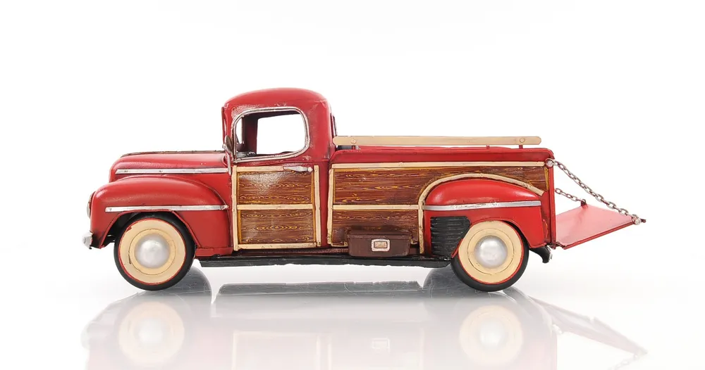 Authentic c1942 Ford Pickup Truck Sculpture By Homeroots