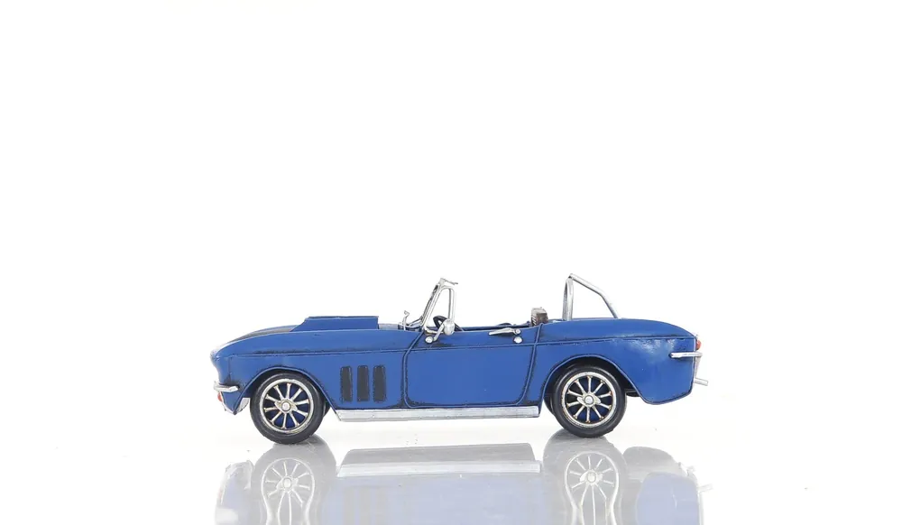 Trusted Brand Blue Corvette Stingray Sculpture By Homeroots