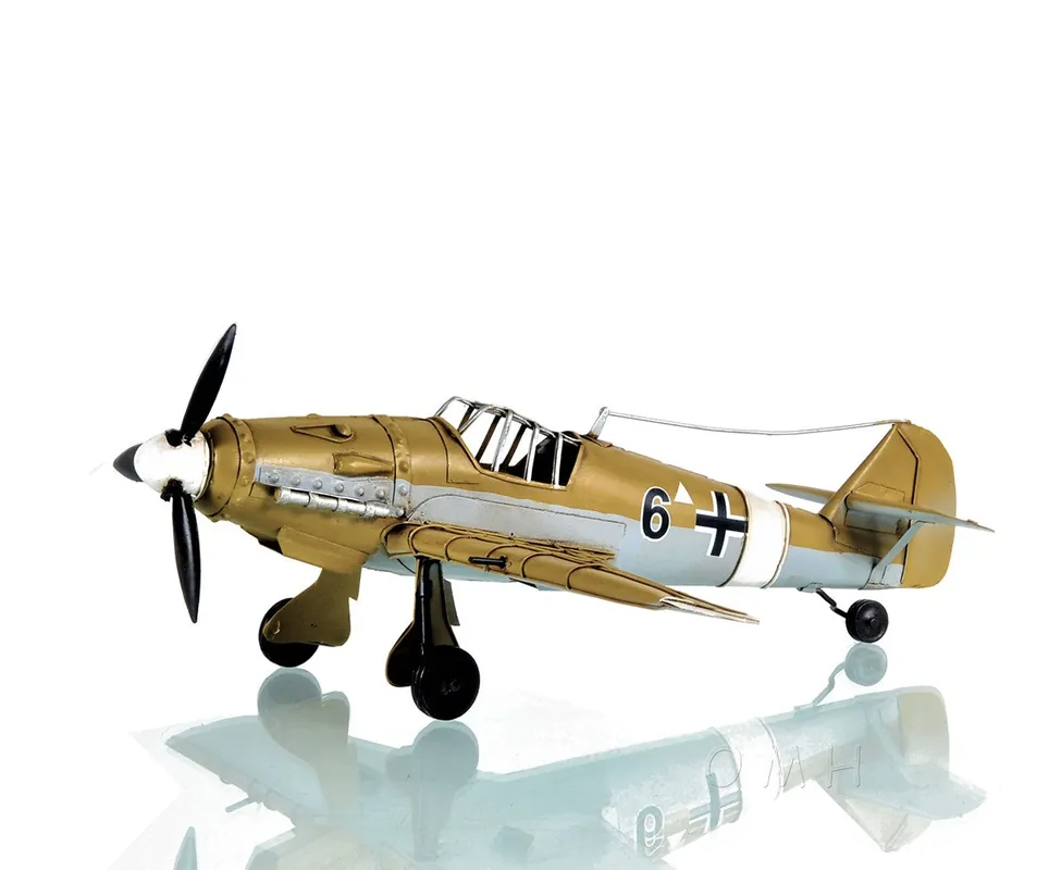 Worldwide Shipping c1935 Messerschmitt BF 109 Fighter Sculpture By Homeroots