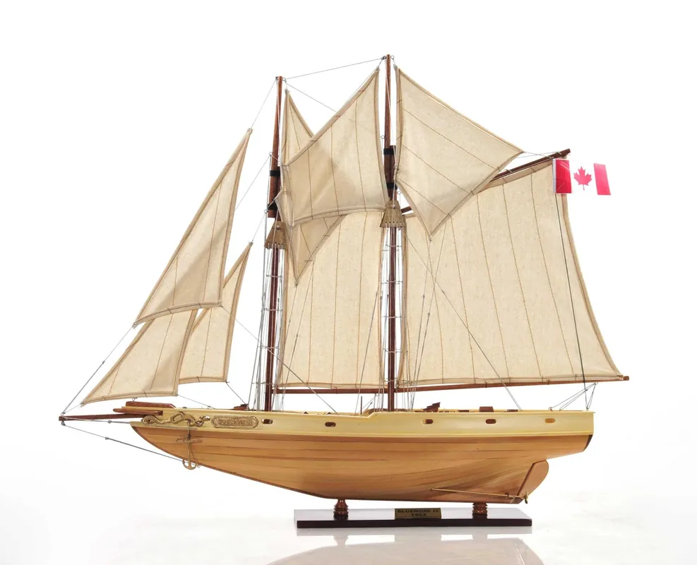 Bluenose Model in Light Brwon Finish By Homeroots Original