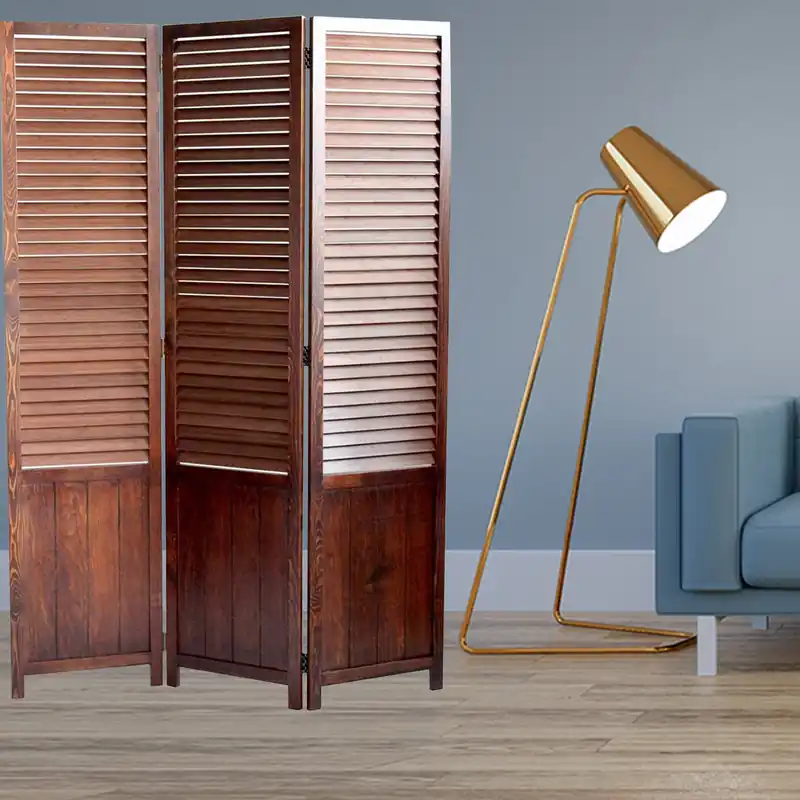 Brown Wood Screen By Homeroots - 277093 Best Choice