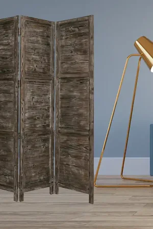 Worldwide Shipping Black Wood Screen By Homeroots - 274881