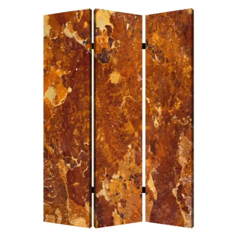 Special Discount Multi Color Wood Canvas Brown Marble Screen By Homeroots