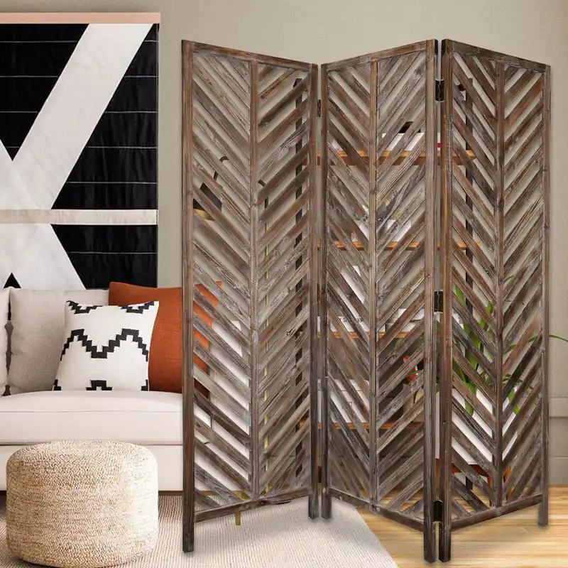 Special Discount Brown Wood Screen By Homeroots - 274687