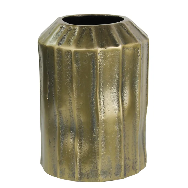 New Arrival Croft Vase, Brass - Medium Set Of 3 By HomArt