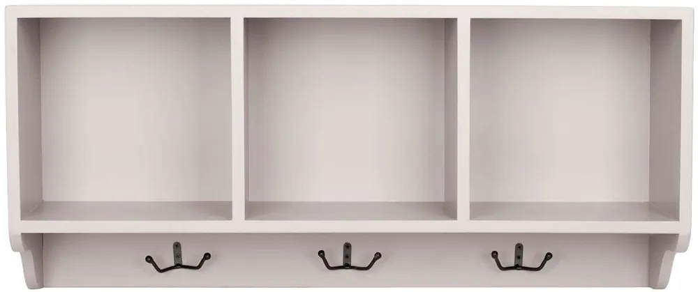Safavieh Alice Wall Shelf With Storage Compartments - Gray Direct From Manufacturer
