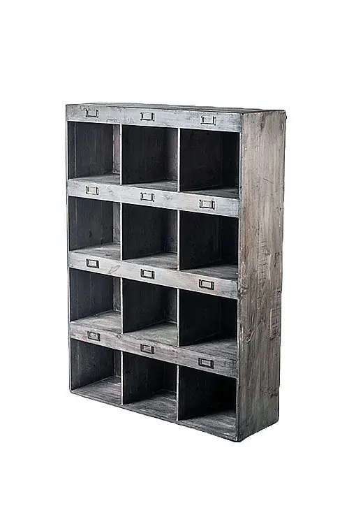 X-Large Rustic Recycled Pine Display Shelf In Demand