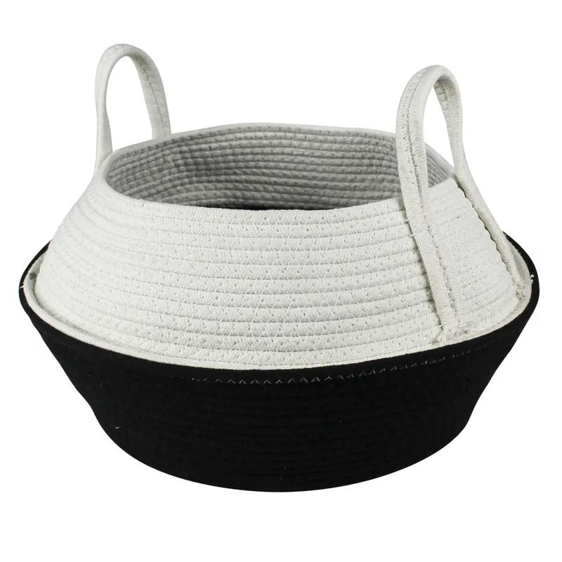 Gideon Collapsible Cotton Basket By HomArt Trusted Brand