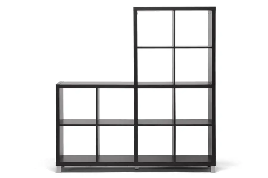 Baxton Studio Sunna Dark Brown Modern Cube Shelving Unit - Dark Brown Weekend Sale