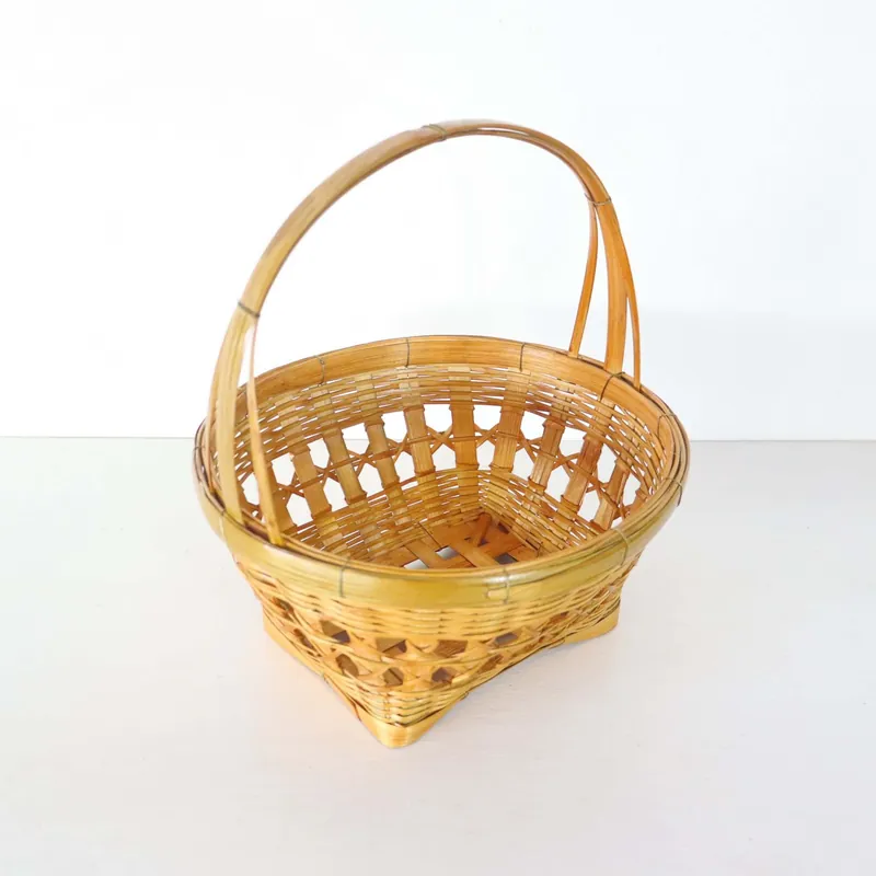 Authentic Bamboo Basket - Ko Ra Chat By Thaihome