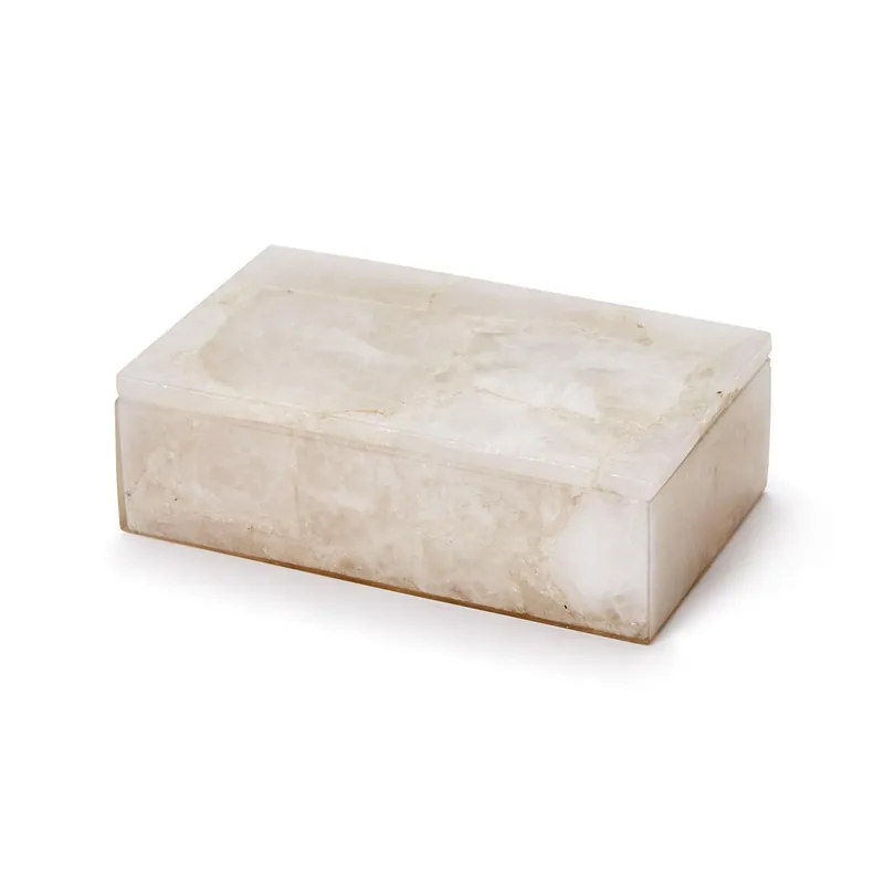 White Quartz Box Set Of 2 By Tozai Home Popular