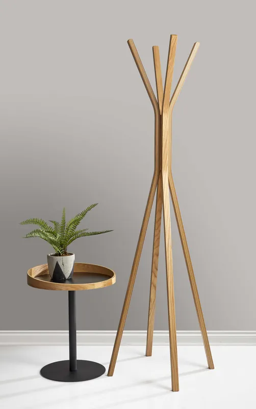 Natural Coat Rack By Homeroots Low Price