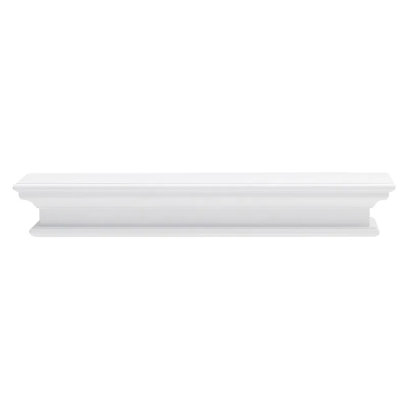 Same Day Shipping 32" Classic White Floating Wall Shelf By Homeroots