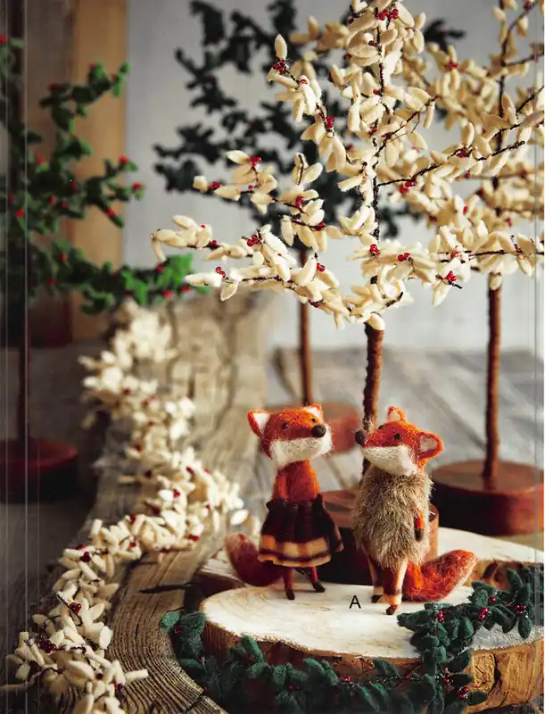 Certified Mr. & Mrs. Fox Ornaments in a Thicket- Set Of 8