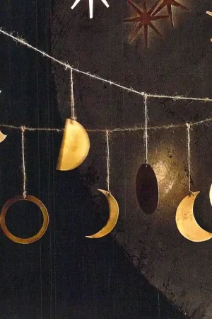 Price Drop Roost Phases of the Moon Decorative Garland