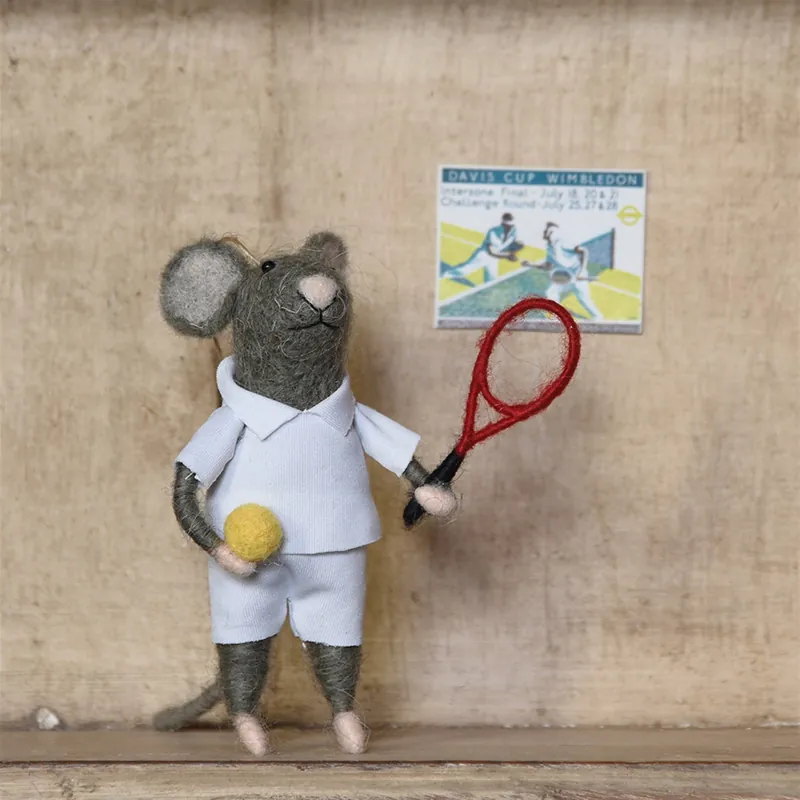 Save Now HomArt Tennis Player Guy Mouse - Set Of 6 -Multi