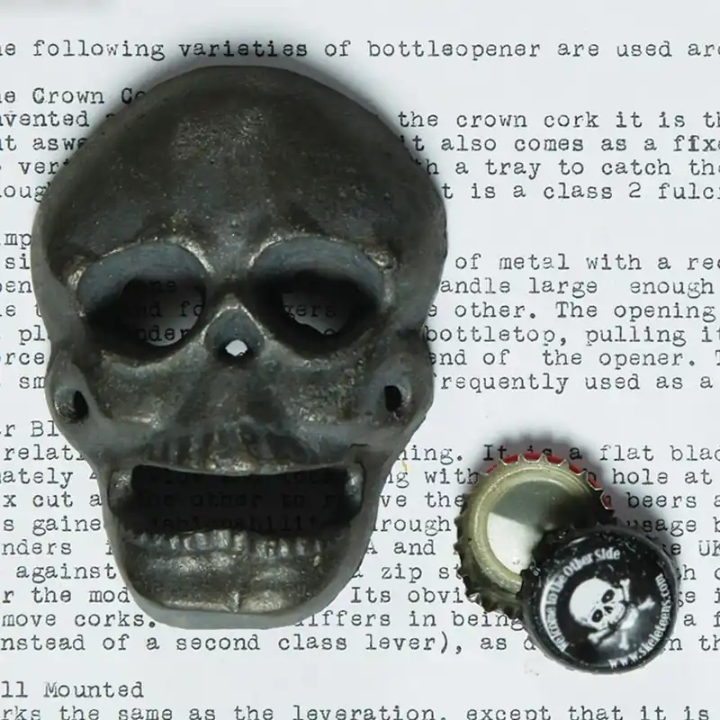 Latest HomArt Skull Bottle Opener - Natural - Set of 6 -Natural