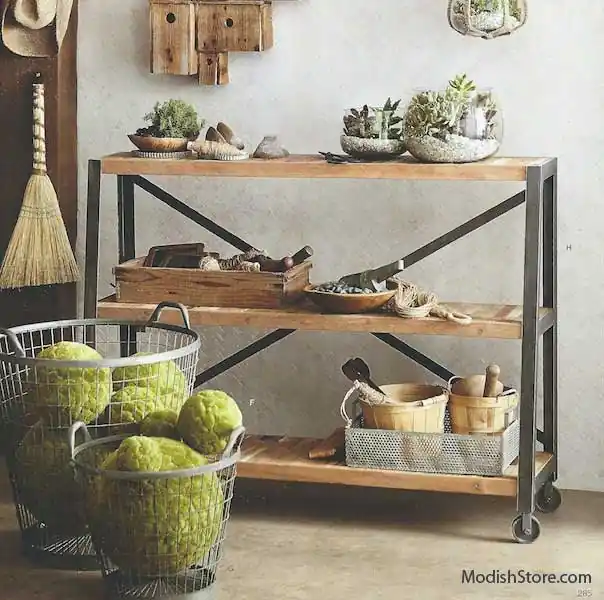Bulk Order Roost Boatwood Low Shelf on Casters