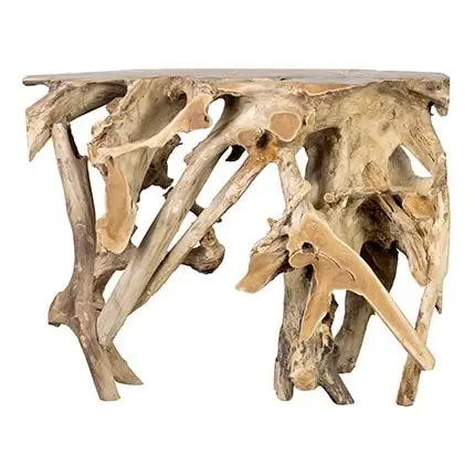 Natura Recycled Teakwood Root Table by Jeffan Direct From Manufacturer