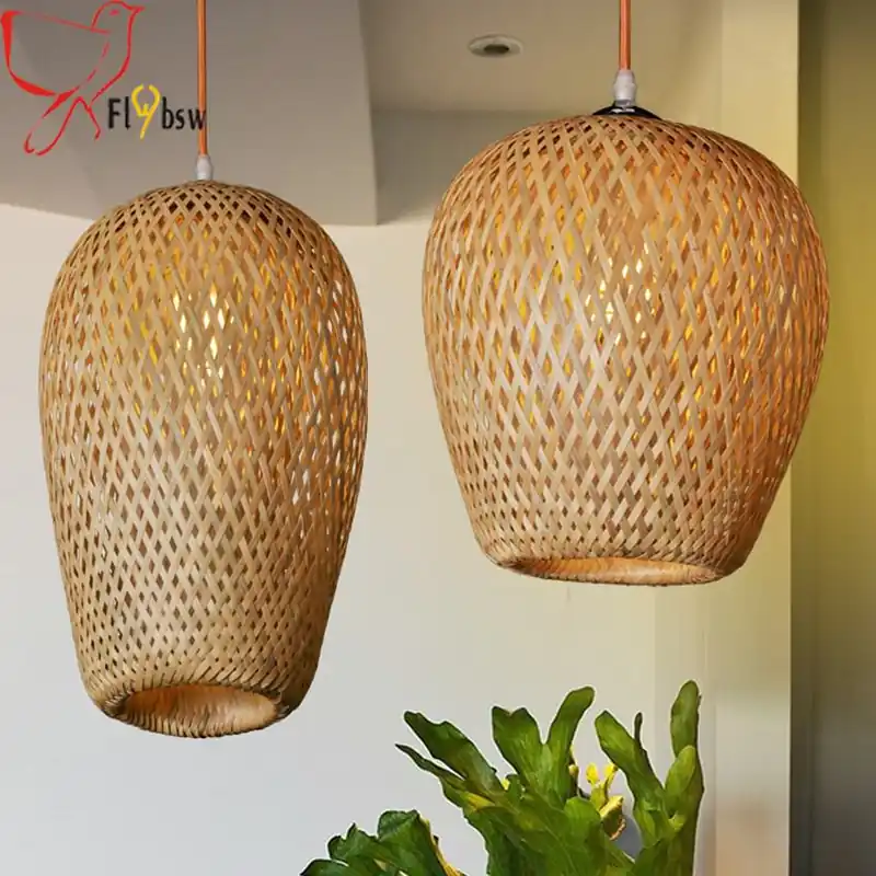 Modern Bamboo Southeast Asia Style Pendant Lights
