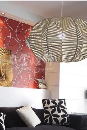 Woven Wood Pendant Lamps Professional Grade