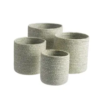 Worldwide Shipping Melia baskets ( Set Of 8: sage) - Natural
