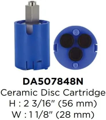 Exclusive Offer Gerber DA507848N Ceramic Disc Cartridge For Single Handle Faucet 28mm