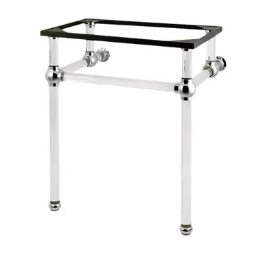 Direct From Factory Kingston Brass VAH242030C Templeton 24-Inch x 20-3/8-Inch x 30-Inch Acrylic Console Sink Legs, Polished Chrome