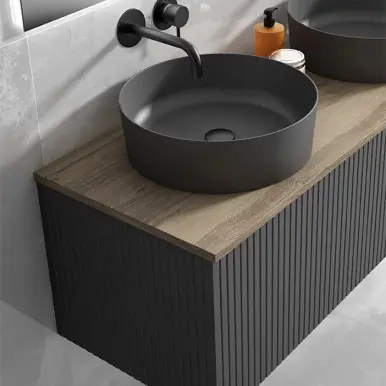 Affordable Lucena Compatech 71088 Wood Counter Top - 48" W x 5" H x 18" D - Griggio Color