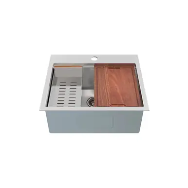 Swiss Madison SM-KT769 Ravi Single Sink 25 x 22 Topmount Kitchen Workstation Sink Price Drop