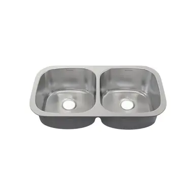Swiss Madison SM-KU630 Toulouse 32 x 18 Stainless Steel, Double Bowl, Under-Mount Kitchen Sink Seasonal Sale