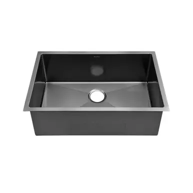 Free Returns Swiss Madison SM-KU700B Rivage 30" x 18" Stainless Steel, Single Sink, Undermount Kitchen Sink, Black