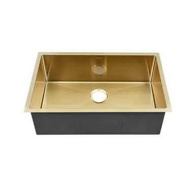 Worldwide Shipping Swiss Madison SM-KU700G Rivage 30" x 18" Stainless Steel, Single Sink, Undermount Kitchen Sink, Gold