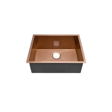 Clearance Swiss Madison SM-KU707RG Tourner 21" x 18" Stainless Steel, Single Sink, Undermount Kitchen Sink - Rose Gold