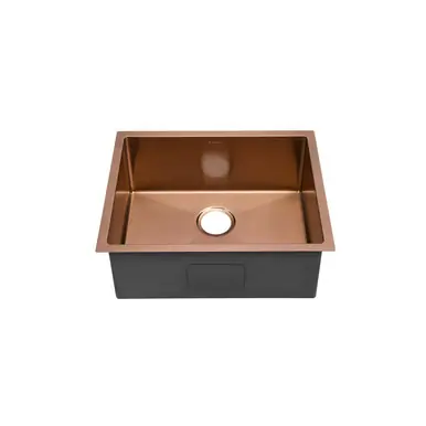 Swiss Madison SM-KU715RG Rivage 23" x 18" Stainless Steel, Single Sink, Undermount Kitchen Sink - Rose Gold Popular