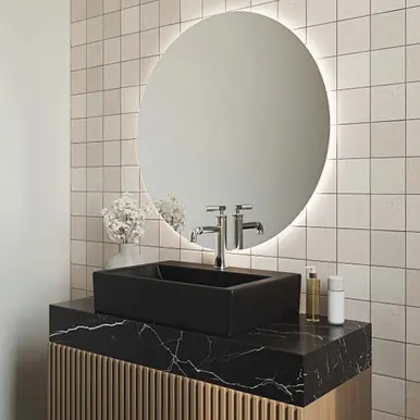 Viral Swiss Madison SM-VS203MB Claire 20 Rectangle Ceramic Vessel Sink - Matte Black