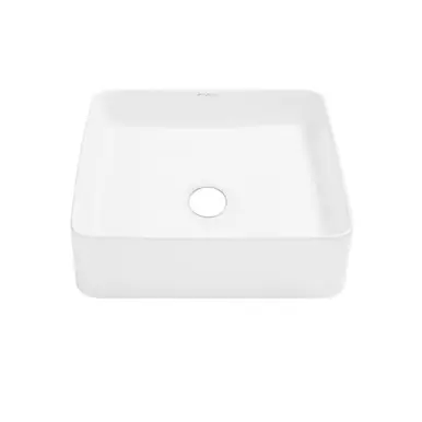 Swiss Madison SM-VS230 Concorde 14.5" Square Vessel Bathroom Sink Viral