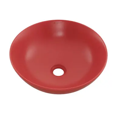 Swiss Madison SM-VS245 Classé 16" Ceramic Sink - Matte Red New Arrival