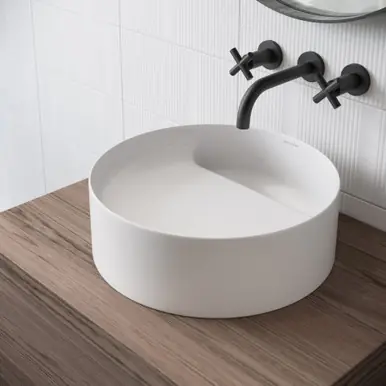Editor’s Pick Swiss Madison SM-VS301MW Beau 16.5" Round Vessel Bathroom Sink - Matte White